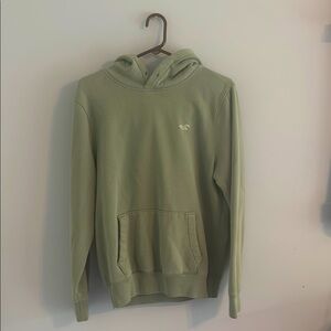 Hollister Green Sweatshirt Hoodie Casual Style